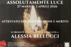 Attestato Assolutamente luce