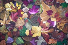FOGLIE D' AUTUNNO acrilico su tela 100 x 70