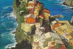 RIVIERA acrilico su tela 70 x 50