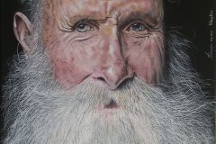 VECCHIO olio su tela 40 x 40