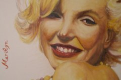 MARILYN olio su tela 50 x 60