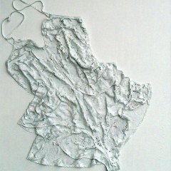 Vita Vissuta 4, Tecnica mista e materiali applicati su pannello, 2005, cm 64x64
