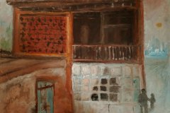 7 - MANDOLATO - Olio su cartoncino - 30 x 20