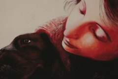 Rami, La mia amica Danae, acrilico su tela, 50x60, 2011