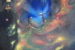 Rami, Nebulosa anomala - I sogni della Luna, acrilico su tela, 70x90, 2012