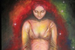 Rami, Nebulosa anomala - Il Fiore della Vita, acrilico su tela, 50x70, 2012