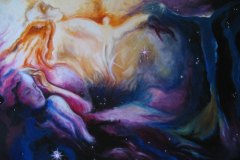 Rami, Nebulosa anomala - Il Risveglio, acrilico su tela, 70x100, 2012