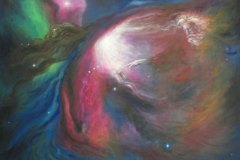 Rami, Nebulosa anomala - La nascita di Eva, acrilico su tela, 80x90, 2012