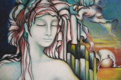 Rami, Selene, acrilico su tela, 40x60, 2014