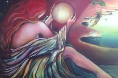 Rami, Metamorfosi, acrilico su tela, 120x80, 2015