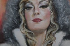 Monia, acrilico su tela,30x40, 2018