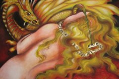 Sogno, acrilico su tela, cm 40x70