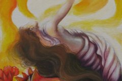 Rami, Proserpina, acrilico su tela, 30x80, 2010